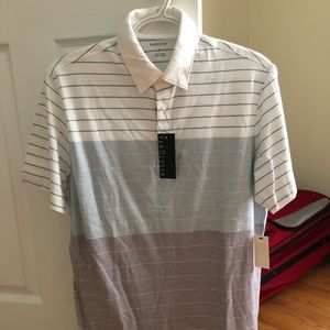 Men’s Van Heusen Multi-color Striped Polo, NEW!